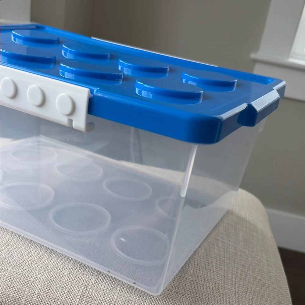 Lego Clear Storage Box 9x6x12 inches
